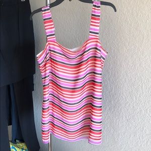 CAbi Banded Striped Tank 3448